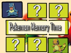 Spēle Pokemon Memory Time