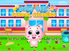Spēle Baby Girl School Cleaning