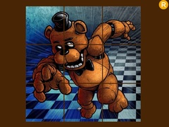 Spēle Fnaf Freddy Sliding Puzzle