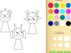 Spēle Sprunki Coloring Pages
