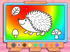 Spēle Coloring Book: Hedgehog
