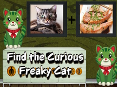Spēle Find the Curious Freaky Cat