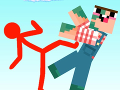 Spēle Red Stickman vs Craftmans