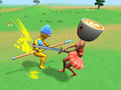 Spēle Ragdoll Arena! Fun Spear Battle!