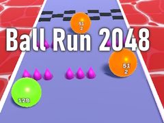 Spēle Ball Run 2048