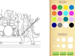 Spēle Dinosaur Coloring Book For Kids