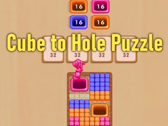 Spēle Cube to Hole Puzzle