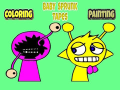 Spēle Coloring Baby Sprunk tapes Painting