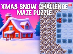 Spēle Xmas Snow Challenge Maze Puzzle
