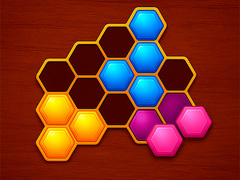 Spēle Hexa Block: Honey Cells