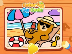 Spēle Color By Code: Chill Bear