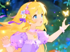 Spēle Jigsaw Puzzle: Firefly Princess