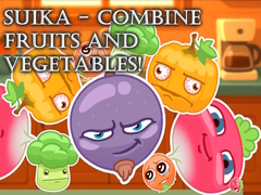Spēle Suika - Combine fruits and vegetables!