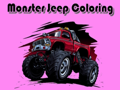 Spēle Monster Jeep Coloring