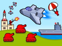 Spēle Bomber Plane: 2D Air Strike
