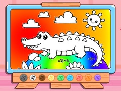 Spēle Coloring Book: Crocodile