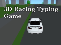 Spēle 3D Racing Typing Game