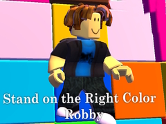 Spēle Stand on the Right Color Robby