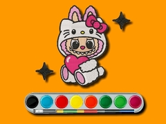 Spēle Labubu Coloring Adventure