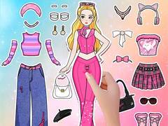 Spēle Paper Doll Diary: Dress Up DIY