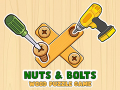 Spēle Nuts & Bolts Wood Puzzle Game