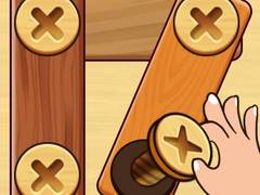 Spēle Screw Nuts & Bolts: Wood Solve