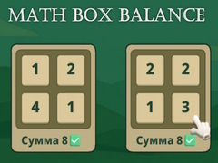 Spēle Math Box Balance