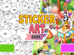 Spēle Sticker Art Book 