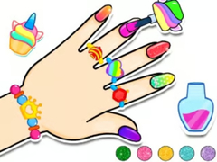Spēle Coloring Book: Nail Art & Bracelet Diy