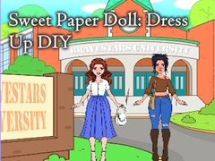 Spēle Sweet Paper Doll: Dress Up DIY