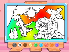 Spēle Coloring Book: Jurassic Dinosaurs