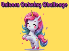 Spēle Unicorn Coloring Challenge