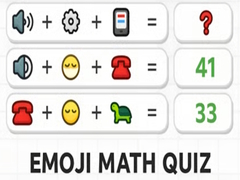 Spēle Emoji Math Quiz