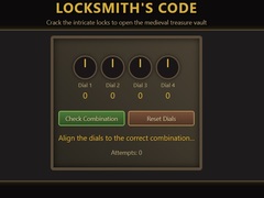 Spēle Locksmith's Code Medieval Vault