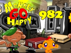 Spēle Monkey Go Happy Stage 982