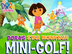 Spēle Dora The explorer Dora's Star Mountain Mini-Golf