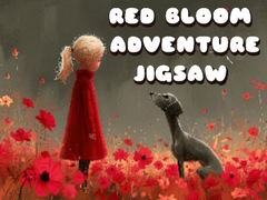Spēle Red Bloom Adventure Jigsaw