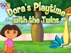 Spēle Dora the Explorer Dora's Playtime with the Twins