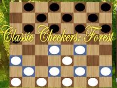 Spēle Classic Checkers: Forest