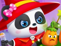 Spēle Jigsaw Puzzle: Baby Panda Pumpkin Pot