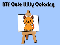 Spēle BTS Cute Kitty Coloring