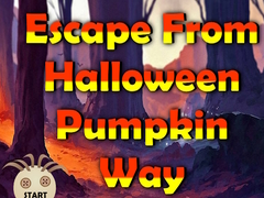 Spēle Escape From Halloween Pumpkin Way