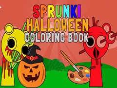 Spēle Sprunki Halloween Coloring Book