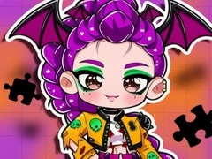 Spēle Jigsaw Puzzle: Kpop Star Girls' Halloween