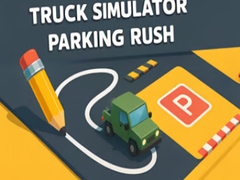 Spēle Truck Simulator Parking Rush
