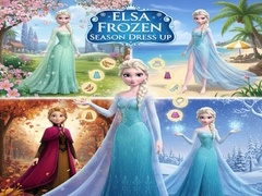 Spēle Elsa Frozen Season Dress Up