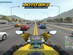 Spēle Moto Bike Highway Racing Game