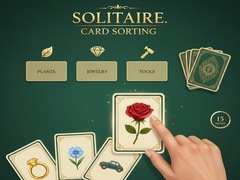 Spēle Solitaire. Card Sorting