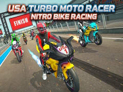 Spēle USA Turbo Moto Racer Nitro Bike Racing