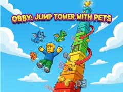 Spēle Obby: Jump Tower with Pets